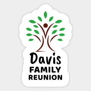 Davis Reunion Sticker